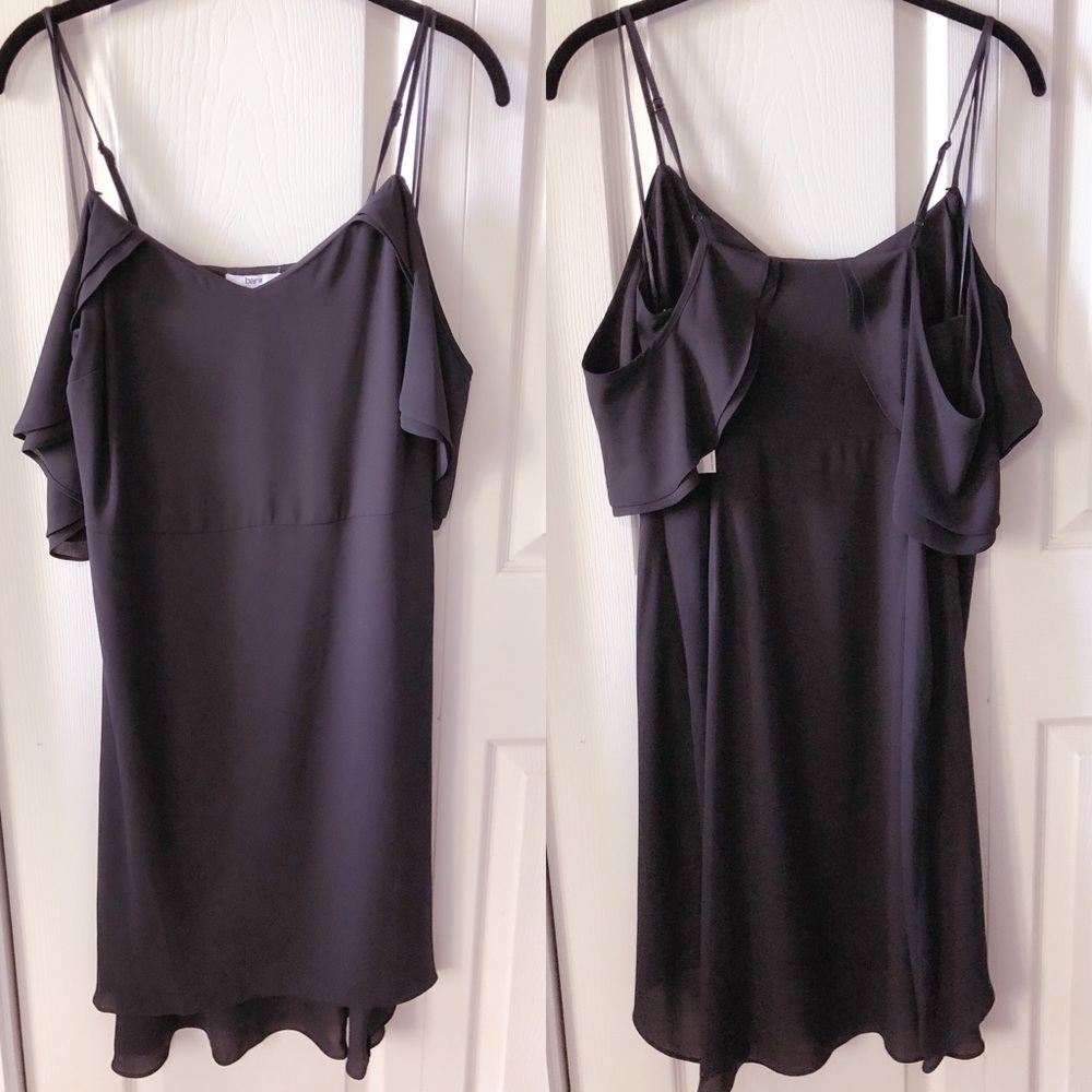 Off the shoulder chiffon dress